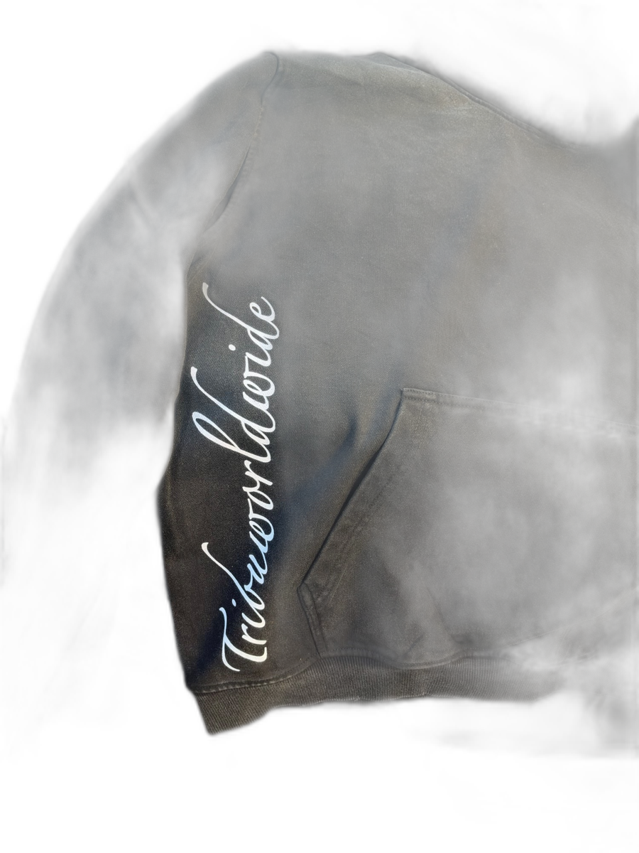 Sleeve print hoodie